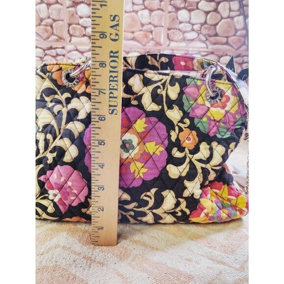 Vera Bradley Satchel With Detachable Shoulder Strap - Suzani Print #A48 - Picture 10 of 11